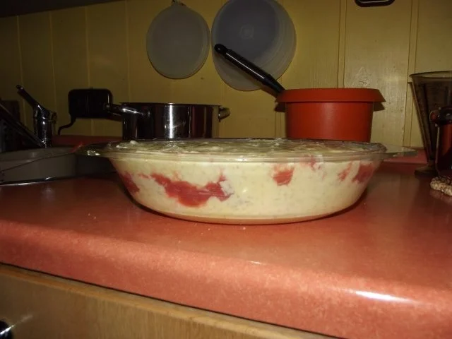 Rhabarber Milchreis-Auflauf nach Oma's Rezept - Rezept - Bild Nr. 5