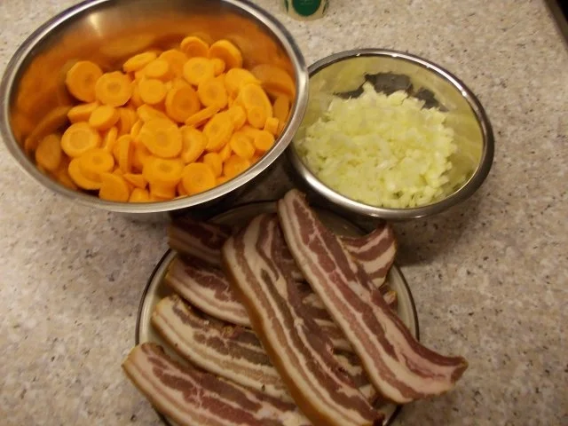 Erbse unn Karodde-Gemies mit Därrfleisch - Rezept - Bild Nr. 3