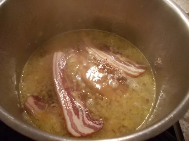 Erbse unn Karodde-Gemies mit Därrfleisch - Rezept - Bild Nr. 5