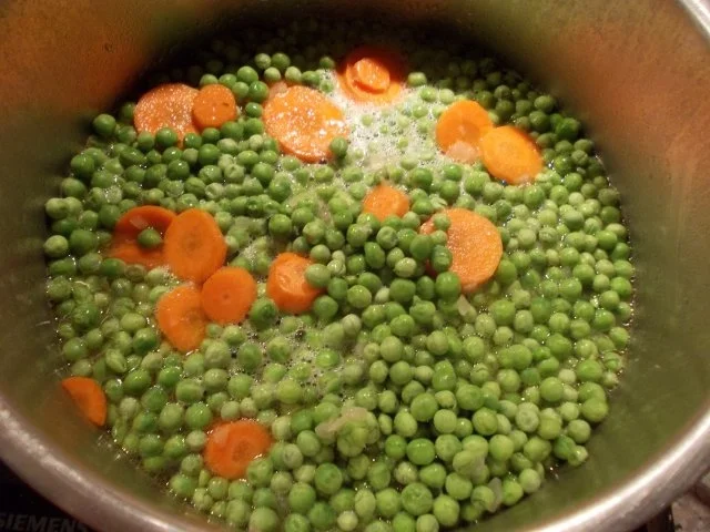 Erbse unn Karodde-Gemies mit Därrfleisch - Rezept - Bild Nr. 7