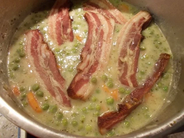 Erbse unn Karodde-Gemies mit Därrfleisch - Rezept - Bild Nr. 9