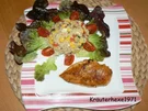 Graupensalat mit Hähnchenbrustfilet - Rezept
