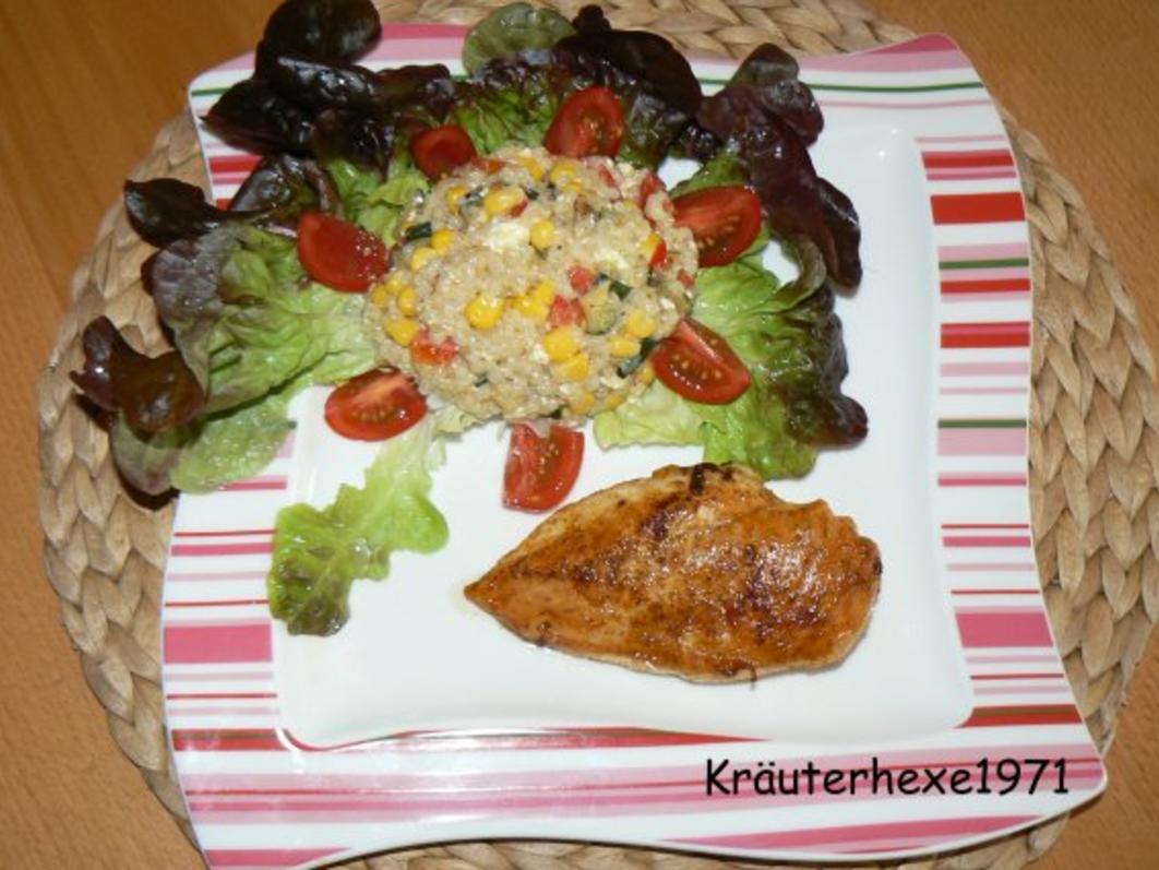 Graupensalat mit Hähnchenbrustfilet - einfach - von Kraueterhexe1971