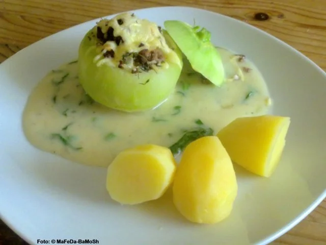 Rezept: Gefüllte Kohlrabi Gefüllte Kohlrabi - Rezept