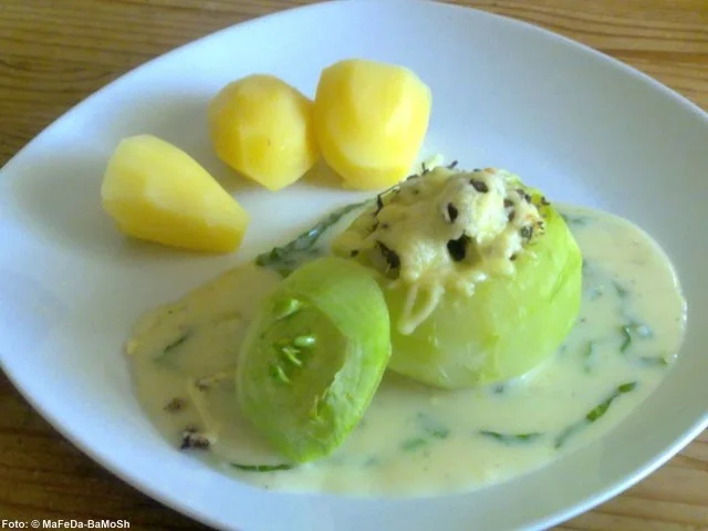 Rezept: Gefüllte Kohlrabi Bild Nr. 2 Gefüllte Kohlrabi - Rezept - Bild Nr. 2