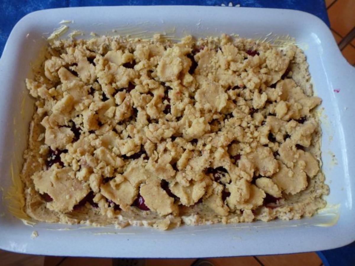 Streusel-Kirsch-Kuchen - Rezept mit Bild - kochbar.de