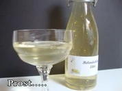 Holunderblüten Likör mit Goldflöckchen - Rezept