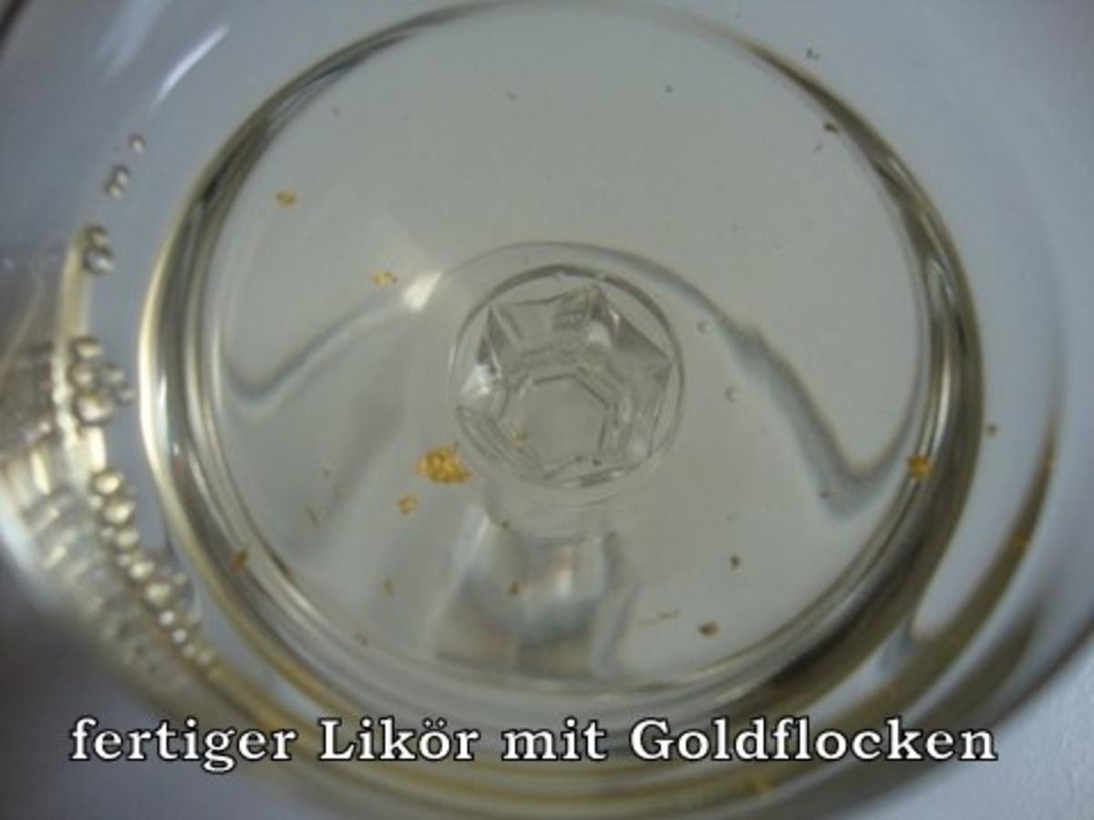 Holunderblüten Likör mit Goldflöckchen - Rezept - Bild Nr. 2