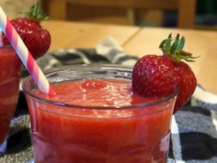 Erdbeer-Melonen-Drink - Rezept mit Bild - kochbar.de