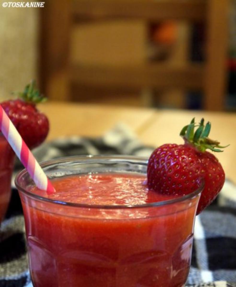 Erdbeer Melonen Drink Rezept Mit Bild Kochbar De