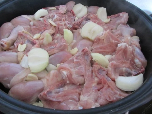 Pollo a la suegra - Hähnchen nach Schwiegermutterart - Rezept - Bild Nr. 4