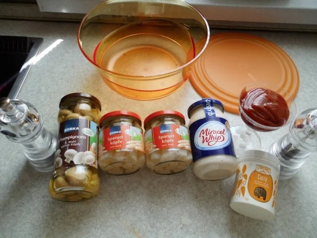 Rezept: Spargel/Champignon/Eier-Salat Bild Nr. 2 Spargel/Champignon/Eier-Salat - Rezept - Bild Nr. 2