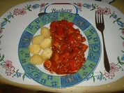 Würstchengulasch-nicht nur für Kinder.................... - Rezept