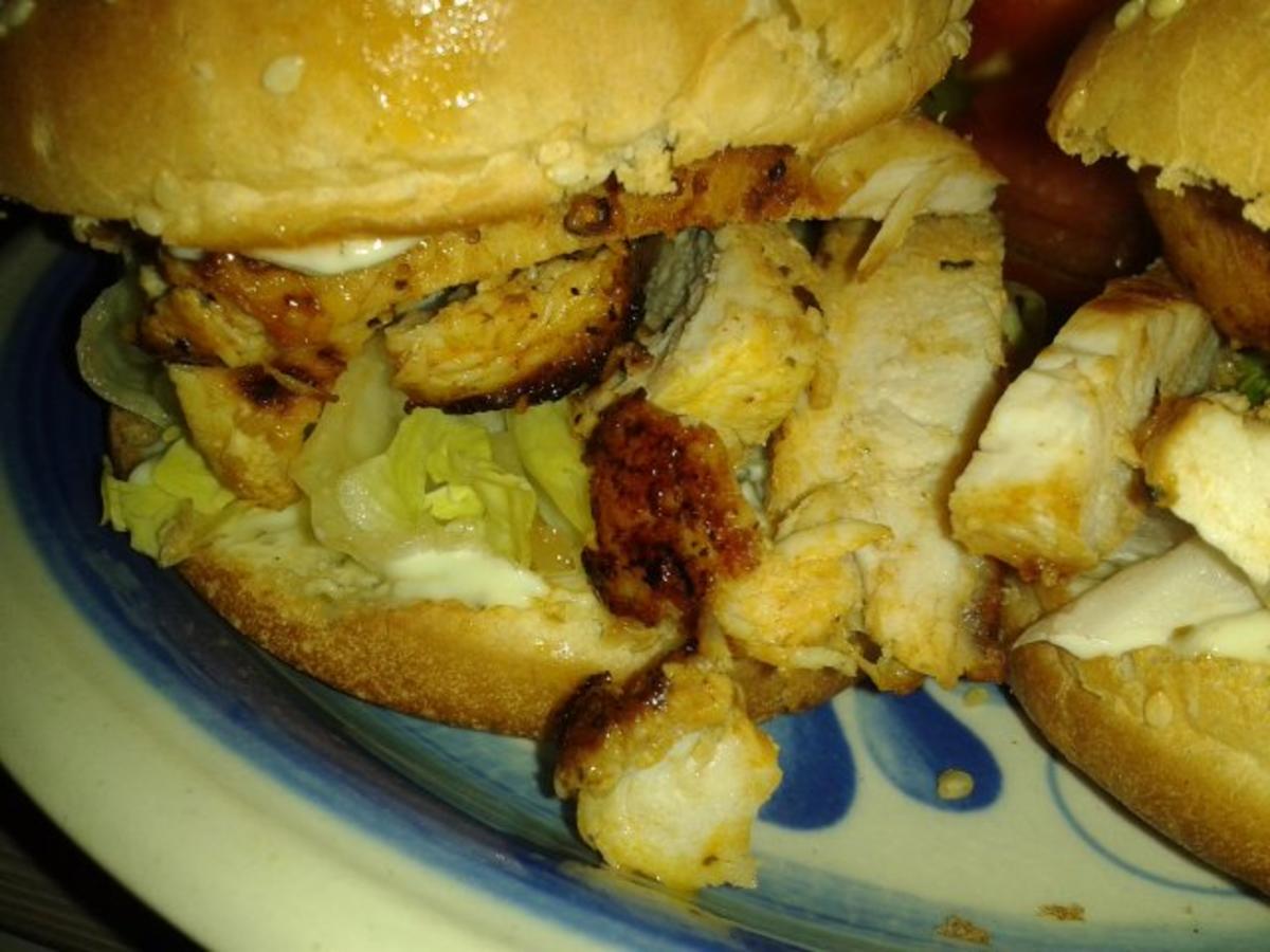 Chicken Fillet Burger - Rezept - Bild Nr. 3