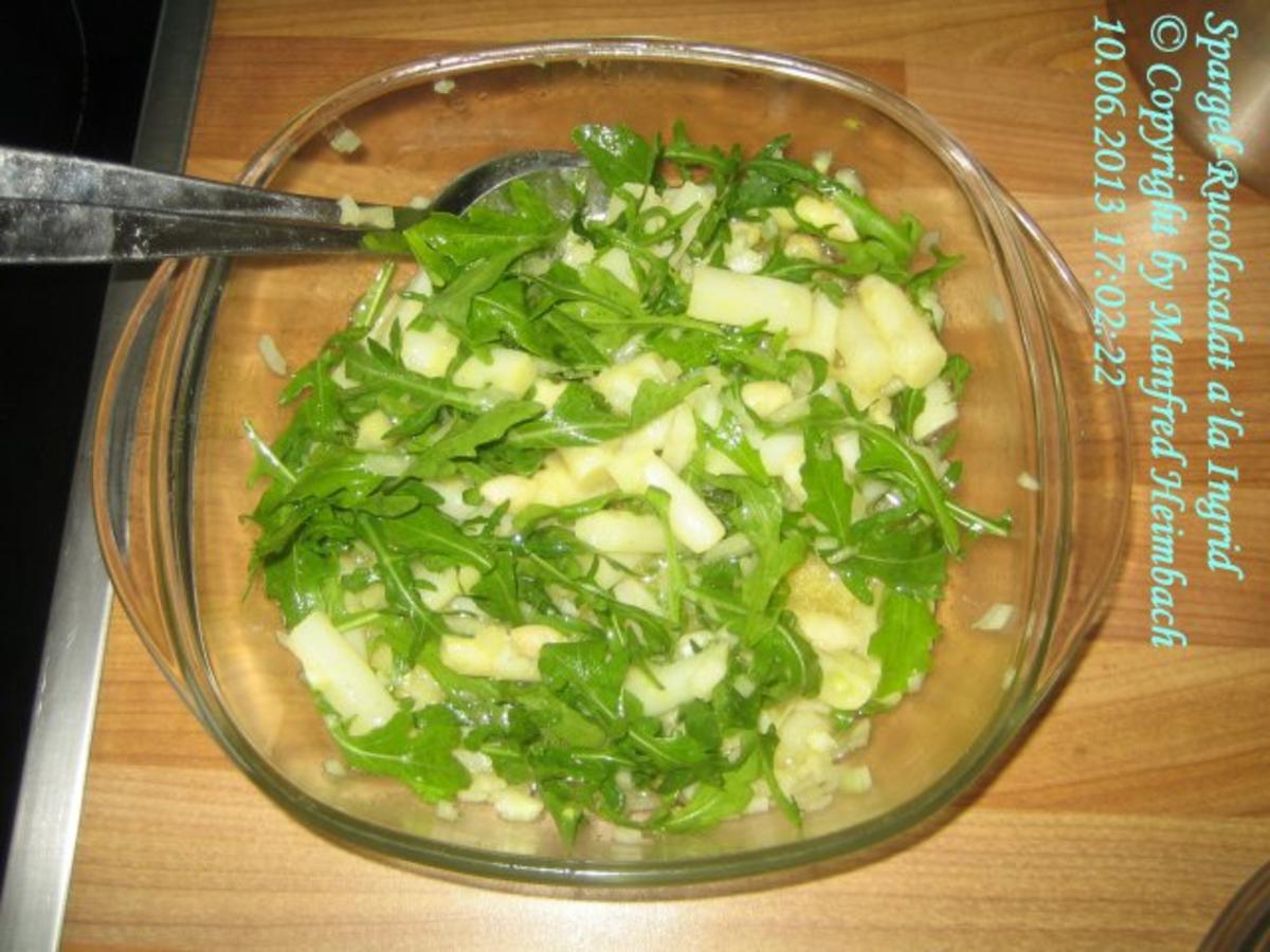 Salat – Spargel-Rucolasalat a’la Ingrid - Rezept - Bild Nr. 3