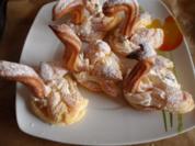 Eierlikörsahne- Brandteigschwäne - Rezept