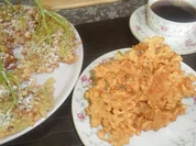 frittierte hollerblüten zum kaffee-wieder ne schöne kindheitserinnerung - Rezept