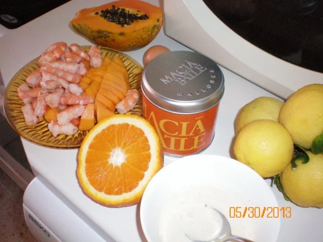 Rezept: Salat: Garnelensalat Bild Nr. 3 Salat: Garnelensalat - Rezept - Bild Nr. 3