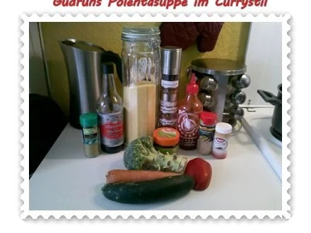 Suppe: Polentasuppe im Currystil - Rezept - Bild Nr. 2