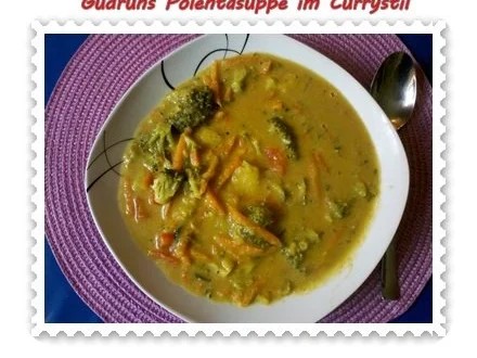 Suppe: Polentasuppe im Currystil - Rezept - Bild Nr. 9