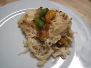 Käsespätzle mit Gemüseeinlage - Rezept