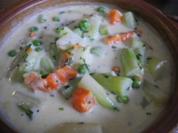 Rezept: Gemüsebeilage : Mischgemüse in Sahne Gemüsebeilage : Mischgemüse in Sahne - Rezept