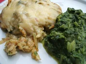 Auflauf: Kräuterkartoffelschmarrn mit Käse überbacken - Rezept