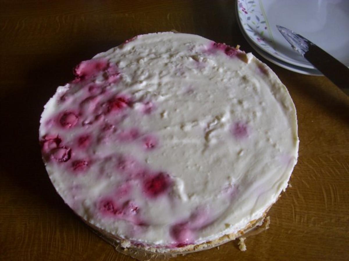 Frischkäse-Torte Prosecco-Himbeer - Rezept - Bild Nr. 4