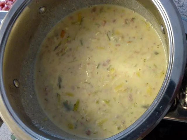 Porreesuppe mit scharfer Einlage - Rezept - Bild Nr. 2