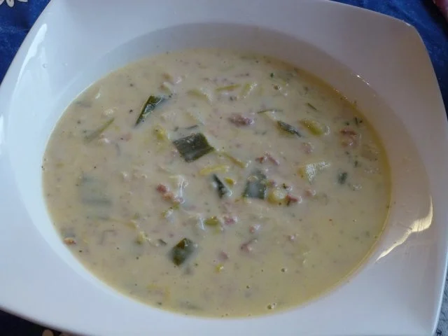 Porreesuppe mit scharfer Einlage - Rezept - Bild Nr. 3
