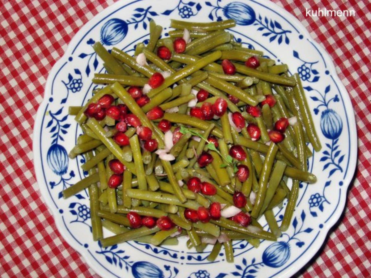 Salat von grünen Bohnen - Rezept