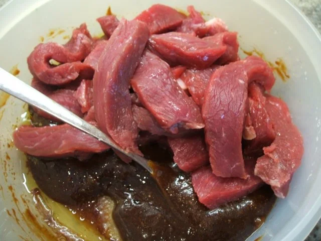 Fleisch: Rouladen, nicht gerollt, sondern aus dem Wok - Rezept - Bild Nr. 5