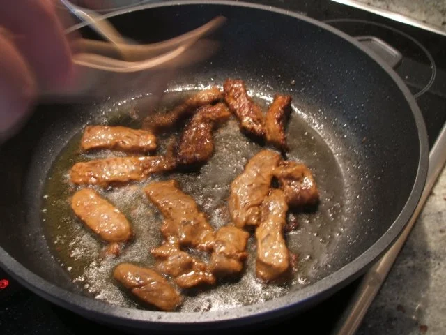 Fleisch: Rouladen, nicht gerollt, sondern aus dem Wok - Rezept - Bild Nr. 6