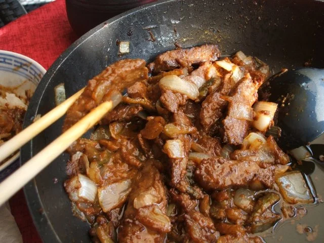 Fleisch: Rouladen, nicht gerollt, sondern aus dem Wok - Rezept - Bild Nr. 10