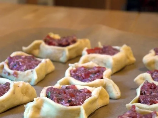 Rezept: Hackfleisch-Körbchen mit Knoblauch-Dip Bild Nr. 15 Hackfleisch-Körbchen mit Knoblauch-Dip - Rezept - Bild Nr. 15