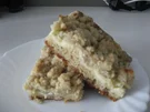 Rhabarber-Streuselkuchen mit Vanillepudding - Rezept