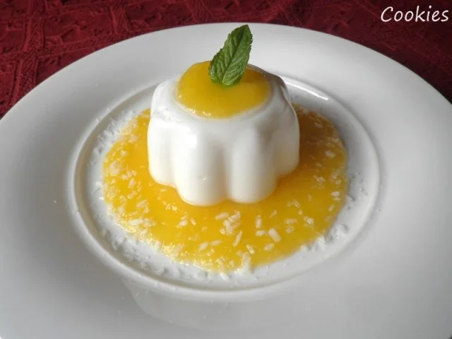 Rezept: Kokos - Flammeri auf Mango - Spiegel ... Bild Nr. 3 Kokos - Flammeri auf Mango - Spiegel ... - Rezept - Bild Nr. 3