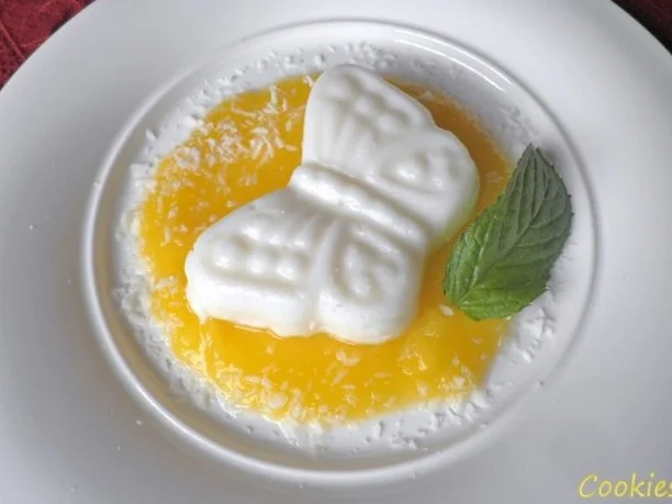 Rezept: Kokos - Flammeri auf Mango - Spiegel ... Kokos - Flammeri auf Mango - Spiegel ... - Rezept