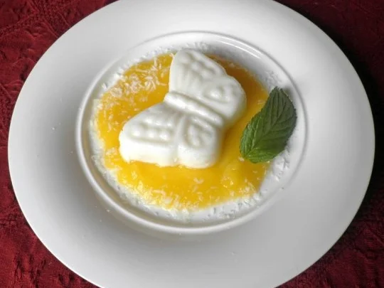 Rezept: Kokos - Flammeri auf Mango - Spiegel ... Bild Nr. 2 Kokos - Flammeri auf Mango - Spiegel ... - Rezept - Bild Nr. 2