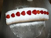 Erdbeere - Biskuit - Rolle - Rezept