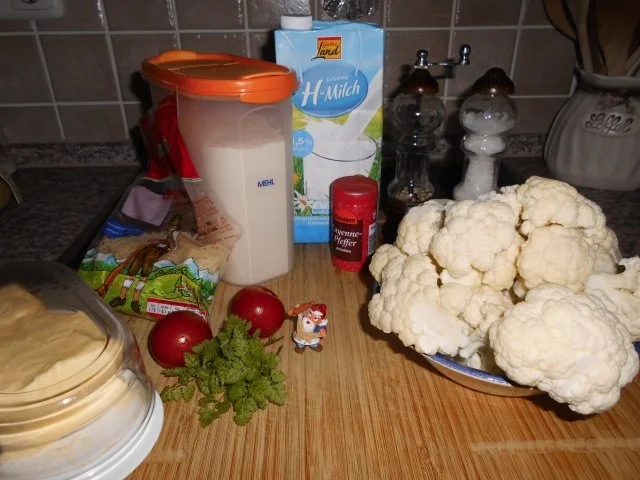 Blumenkohl mit Käsesoße>> - Rezept - Bild Nr. 2