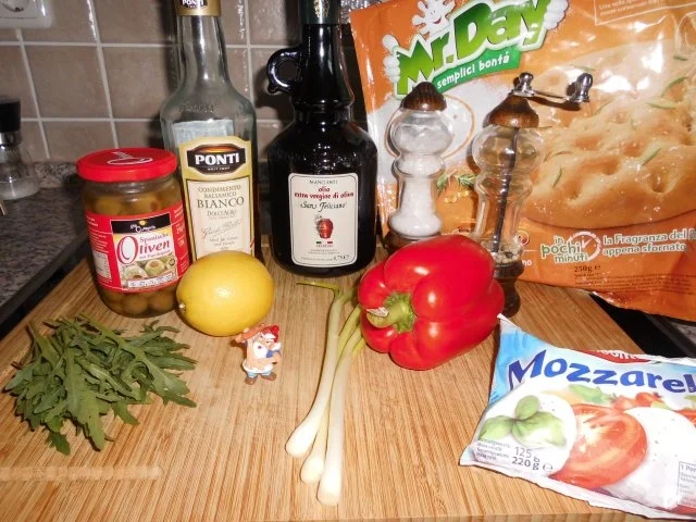 Mozarella mit Gartenrauke>> - Rezept - Bild Nr. 2