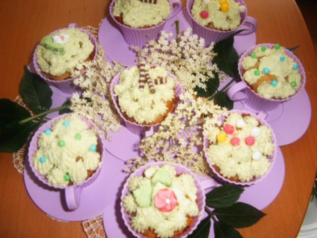 Bilder für Holunderblütenssirup -Cup-Cakes - Rezept