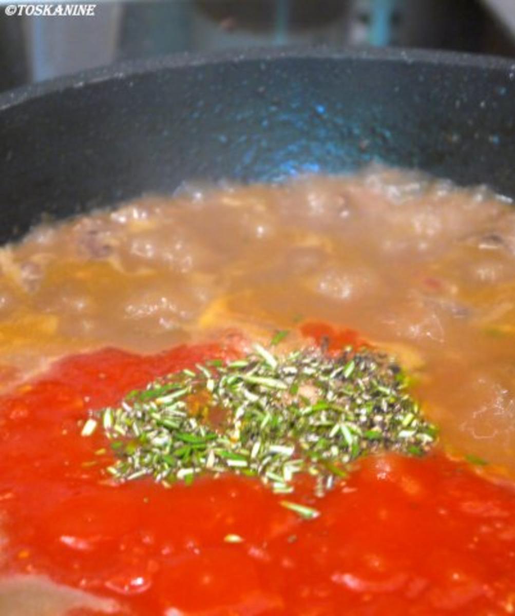 Spaghetti mit Geflügelleber-Sugo - Rezept - Bild Nr. 10