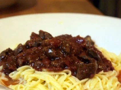 Spaghetti mit Geflügelleber-Sugo - Rezept - Bild Nr. 13