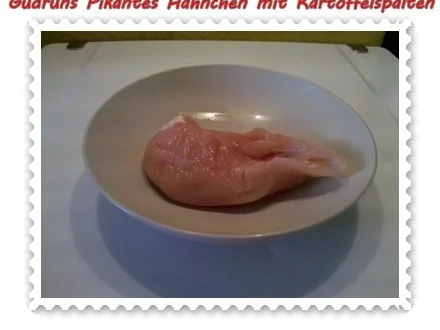 Geflügel: Pikantes Hähnchen mit Kartoffelspalten - Rezept - Bild Nr. 2