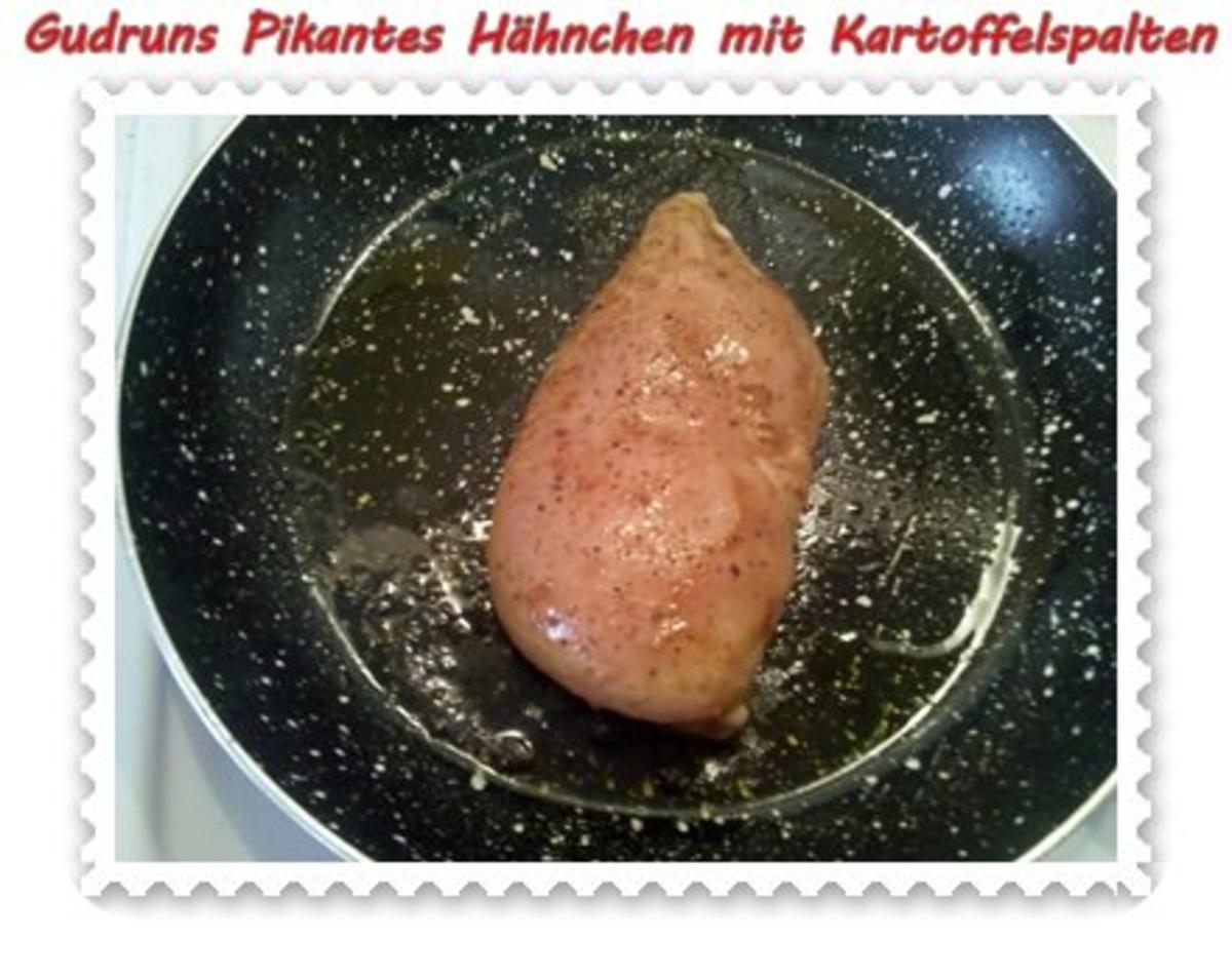 Geflügel: Pikantes Hähnchen mit Kartoffelspalten - Rezept - Bild Nr. 10