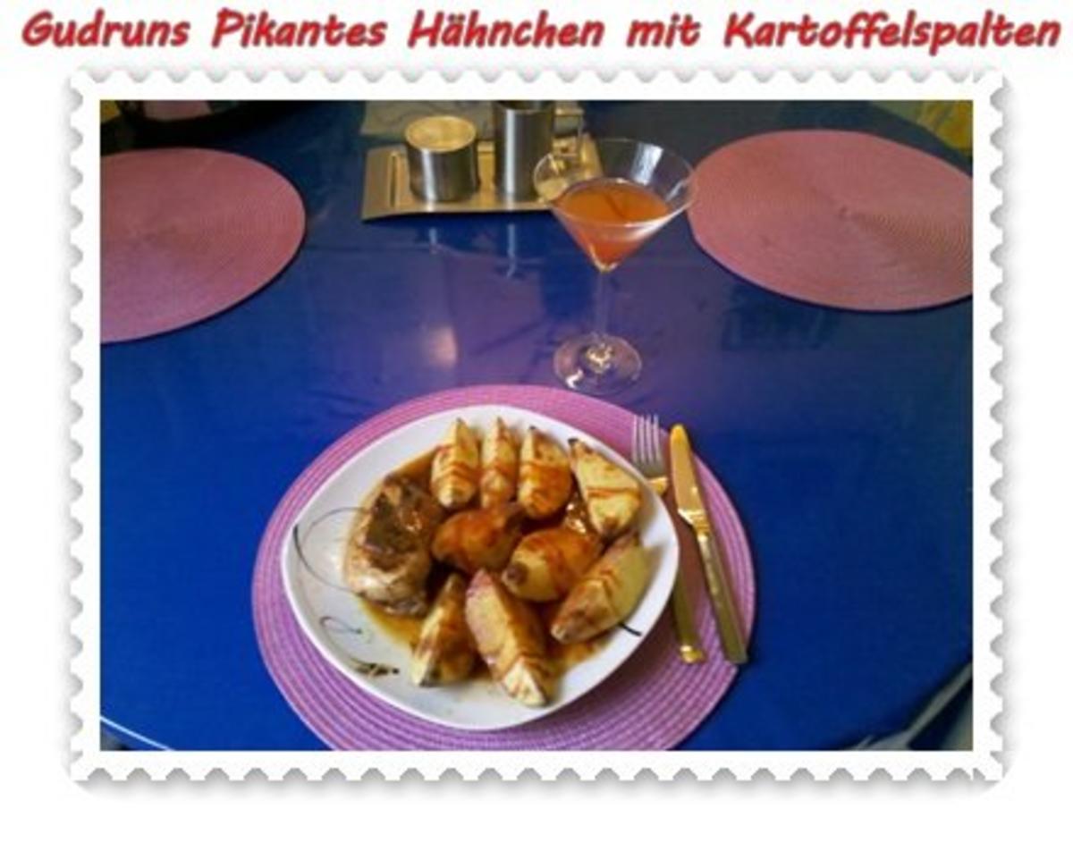 Geflügel: Pikantes Hähnchen mit Kartoffelspalten - Rezept - Bild Nr. 15