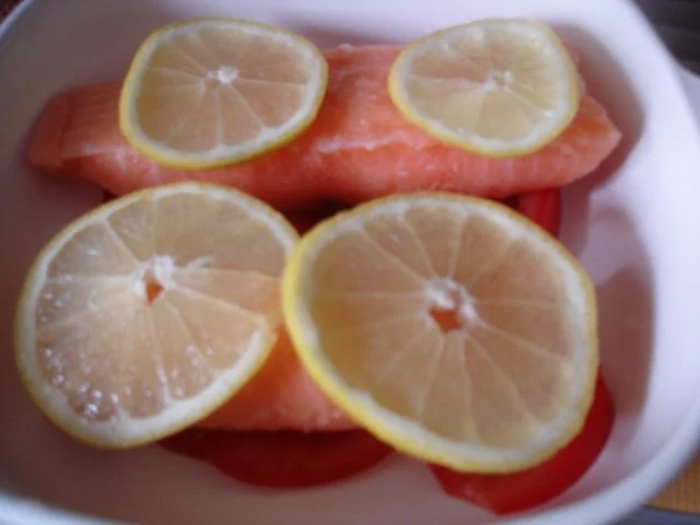 Rezept: Lachsfilet mit Spargel und Kartoffeln Bild Nr. 2 Lachsfilet mit Spargel und Kartoffeln - Rezept - Bild Nr. 2