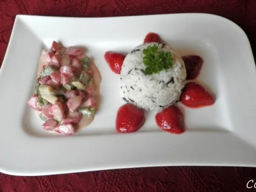 Grüner Spargel und rote Erdbeeren - ein Traumpaar  ... - Rezept - Bild Nr. 2